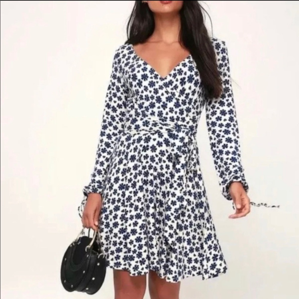 Free People wrap style dress size S - Picture 6 of 13